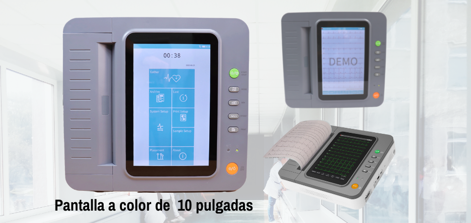 Electrocardiógrafo 12 canales - Electrocardiógrafo 112 derivaciones - E12