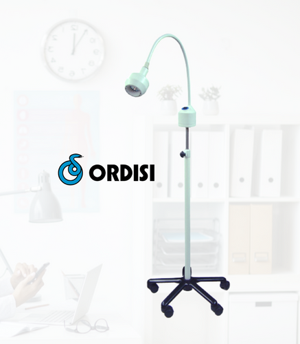 Lámpara cuello de Ganzo Lámpara cuello de Ganzo: Cuello móvil a base de diodos Led, la Lámpara de exploración FLH-2 de Ordisi