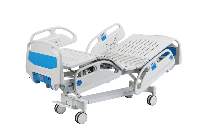 Camas hospitalrias de 5 y 3 movimiento, camas manuales de 2 movimientos.