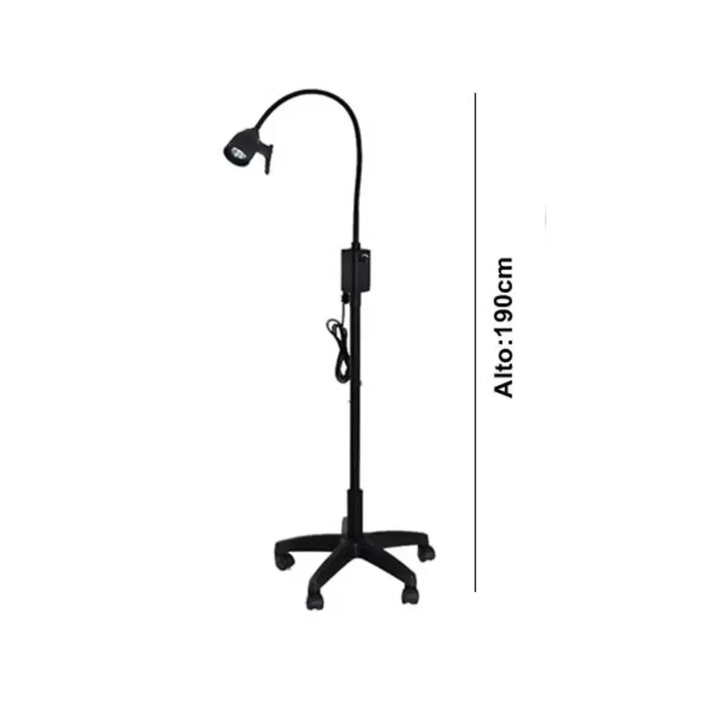 Lampara pedestal led examinacion refks-q3 negra (2).webp
