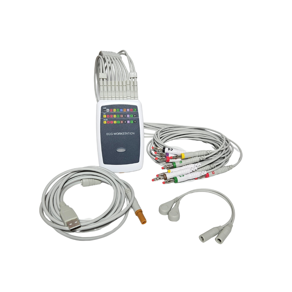 Electrocardiografo - estación de trabajo de ECG inalambrico, Contec 