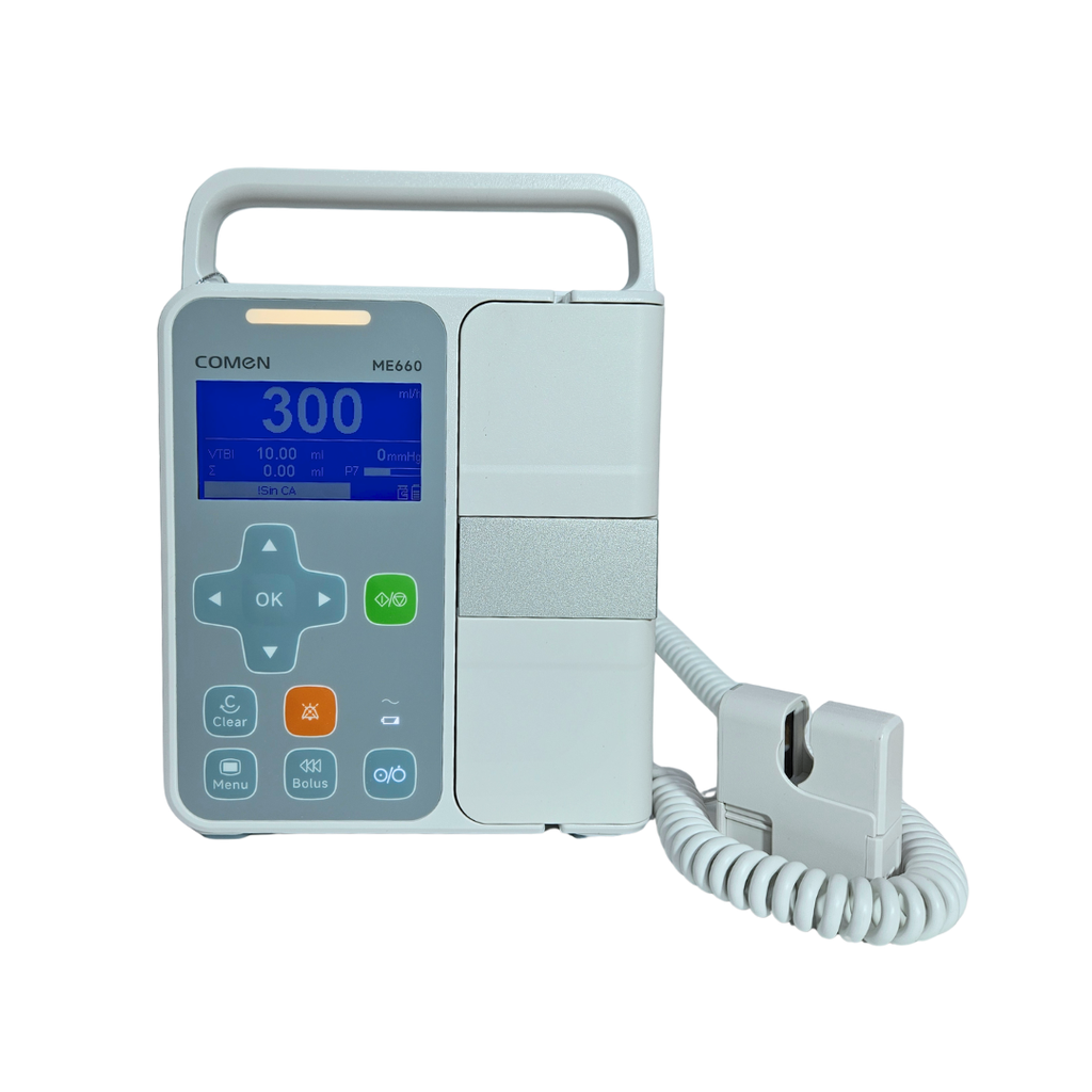 Bomba de infusion volumetrica, Comen