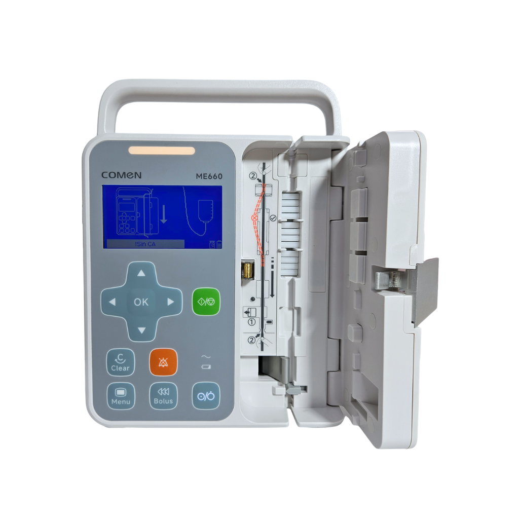 Bomba de infusion volumetrica, Comen