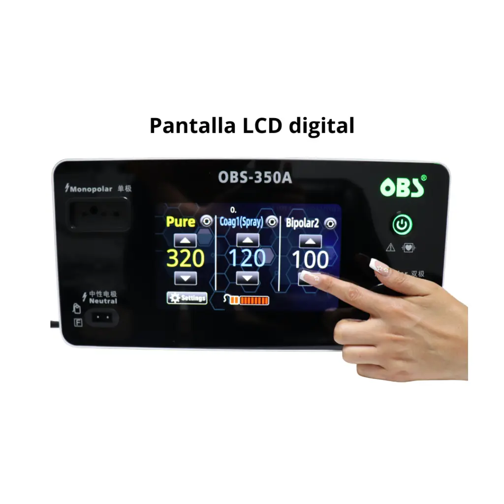 [OBS-350A-LCD] Electrobisturi 350watts, monopolar, bipolar , pantalla LCD. OBS (8).webp