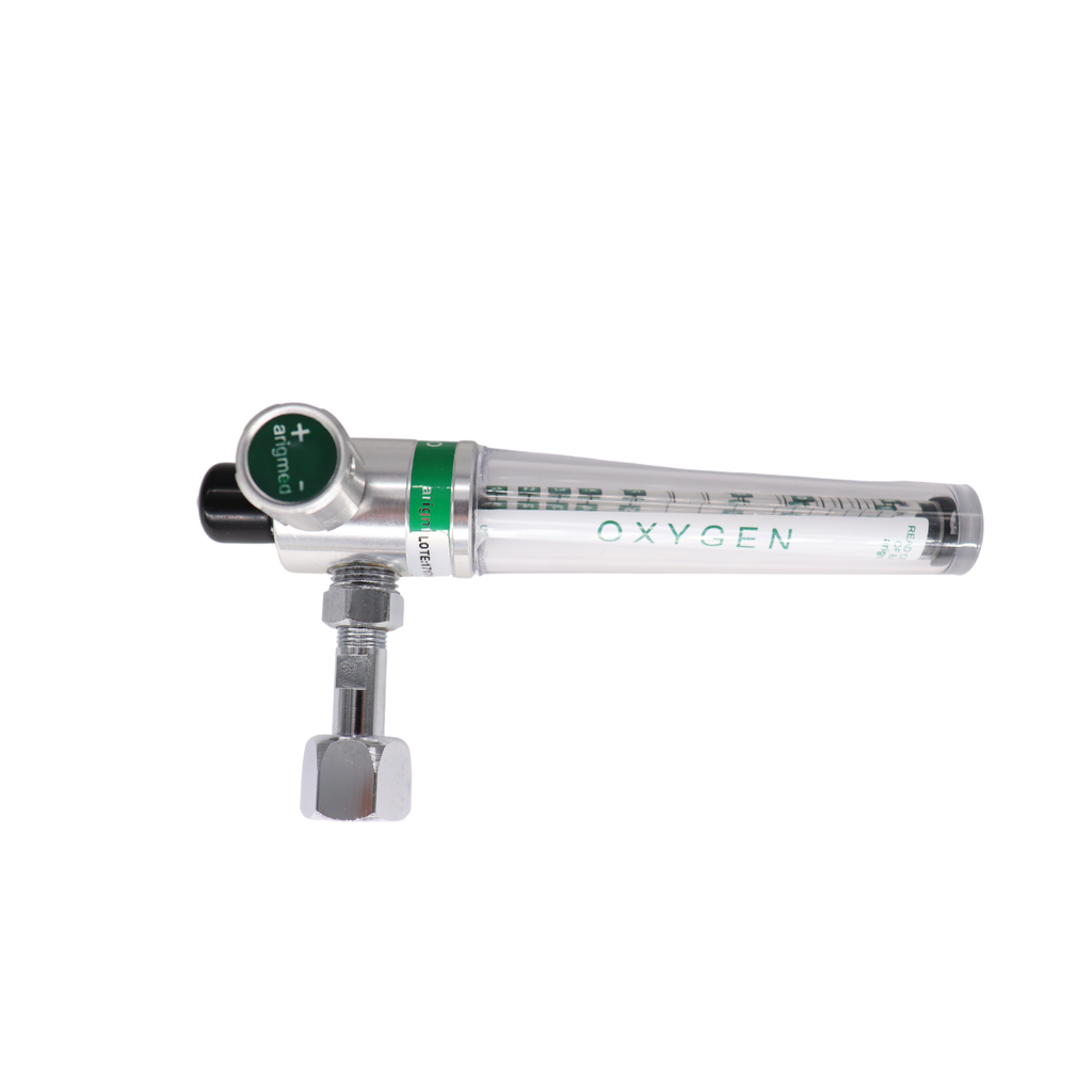 Flujometro O2, de 0 - 15 LPM, conector Diss (oxigeno), Arigmed-2