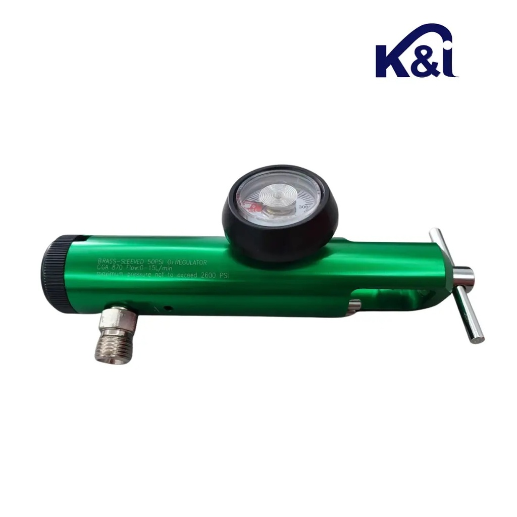 Manometro regulador para tanque de oxigeno. KI