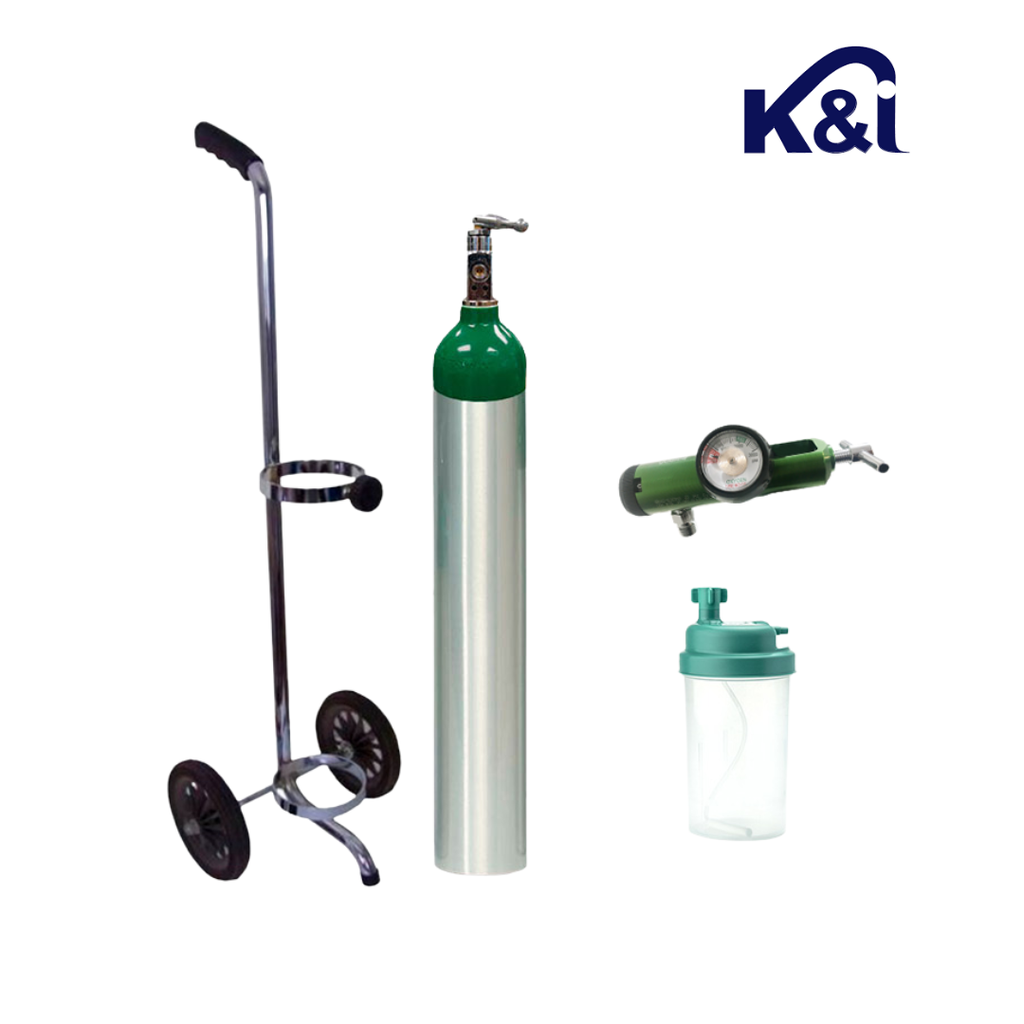 Kit Tanque de oxigeno, coche, regulador. KI