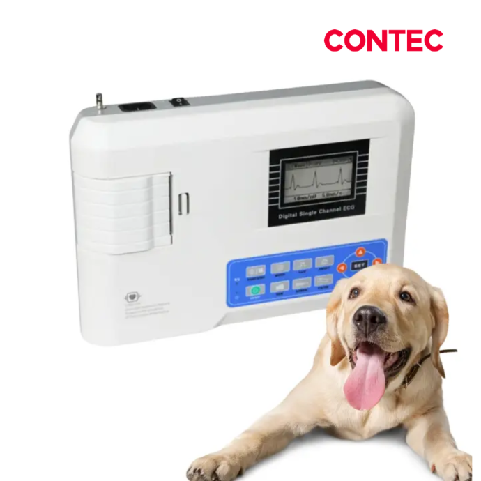 Electrocardiografo veterinario, mono canal, CONTEC
