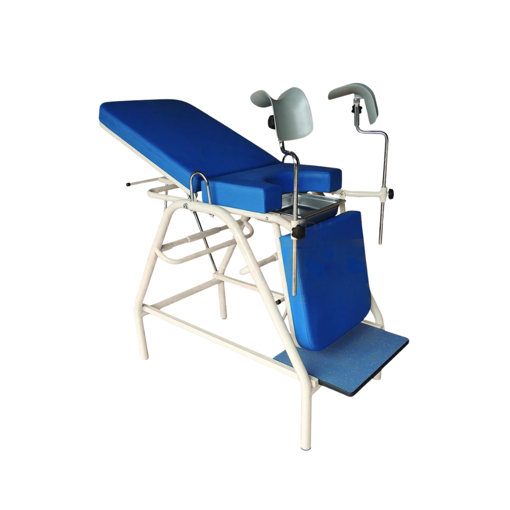 Camilla de examen, 3 secciones, gineco-obstetrica, pintura electrostatica, ViaMed