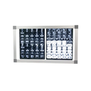 Negatoscopio dos cuerpos, luz LED. KI