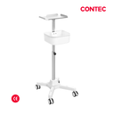 Coche de transporte equipos, aluminio, altura regulable. TR500. Contec