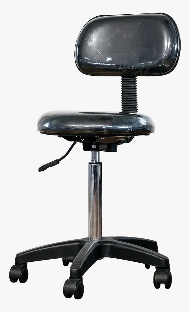 Taburete giratorio con espaldar. KI