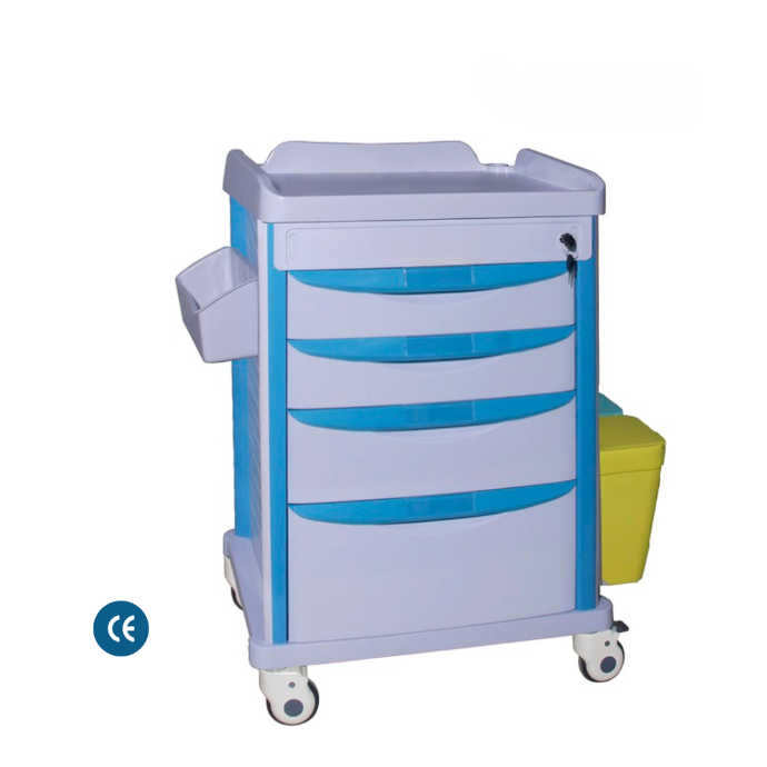Coche multipropósito, ABS, 4 cajones. VIAMED