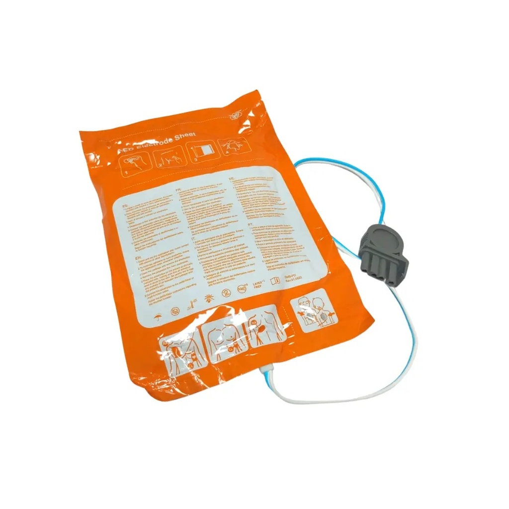 ElectroPads adulto pediatrico conector Quick-Combo, para Comen, Mindray, Advanced