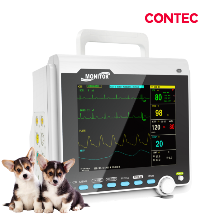 ​​Monitor multiparametros VETERINARIO, 8". CONTEC cms6000
