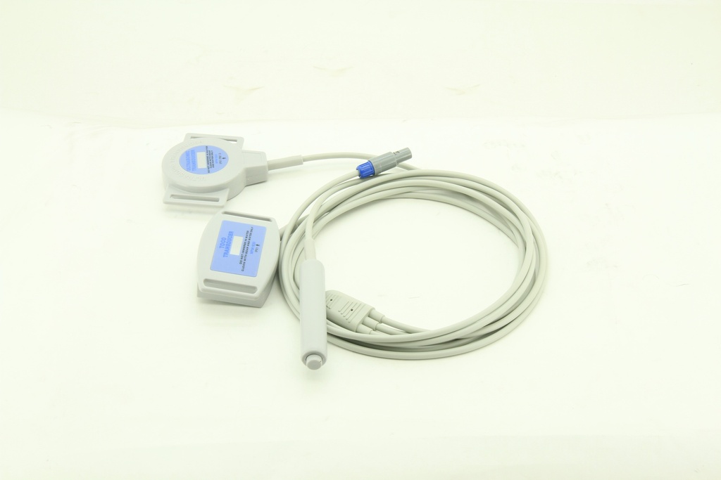 Cable 3 en 1, (Toco, transductor FHR, mark event), monitor fetal CMS800G oldV, Contec.