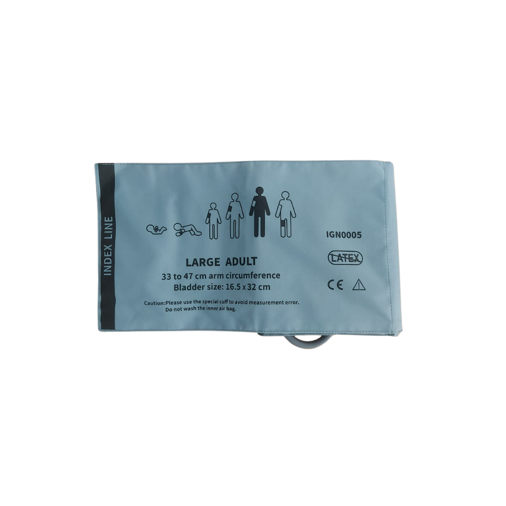 Brazalete NIBP adulto bariatrico , 33 - 47cm, para monitor, CONTEC