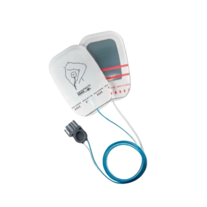 ElectroPads adulto para desfibrilador, conector Quick-Combo para Comen, Mindray, Advanced. Skintact.