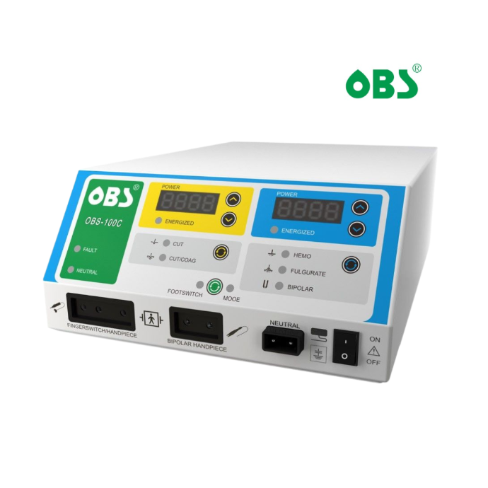 Electrobisturi 120w, dual radio frecuencia, OBS