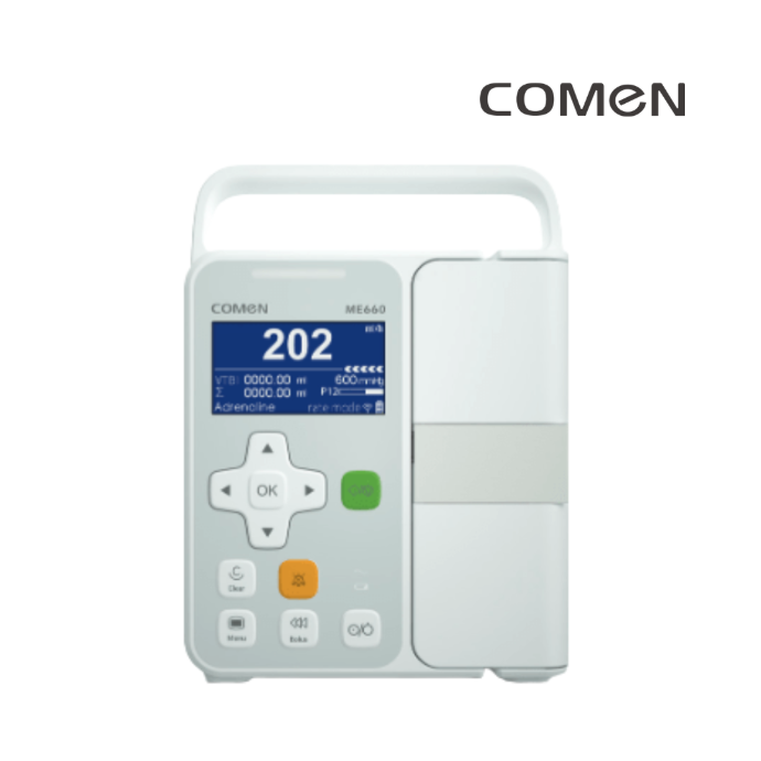 Bomba de infusion volumetrica, Comen