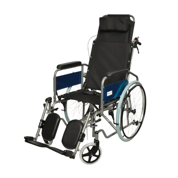 Silla de ruedas adulto, 18" reclinable tipo cama. MedicLife
