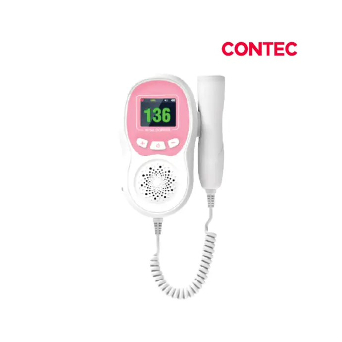 Doppler fetal, sonda 3Mhz, batería recargable, Contec 