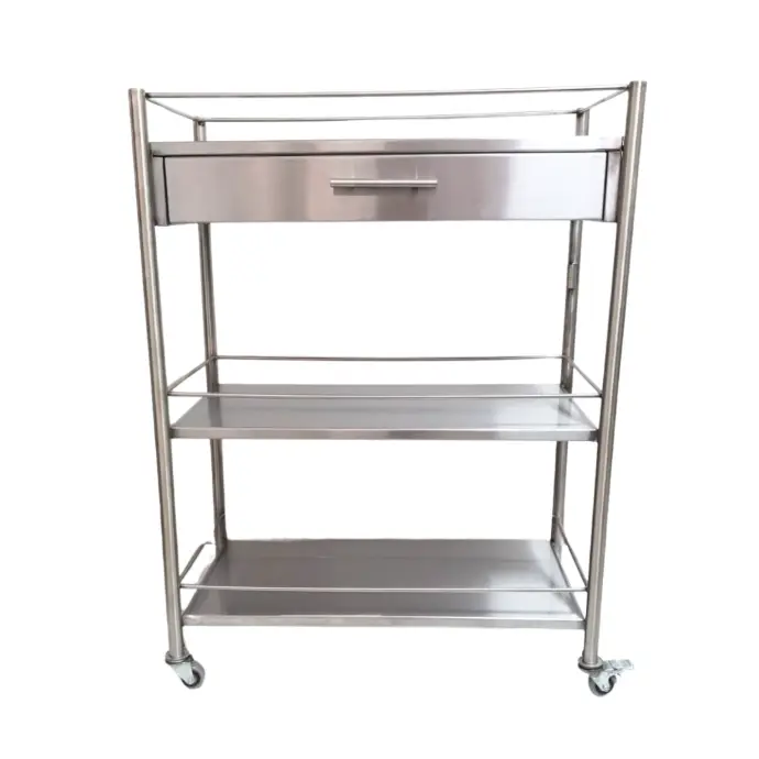 Coche de curaciones de acero inoxidable