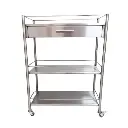 Coche de curaciones de acero inoxidable