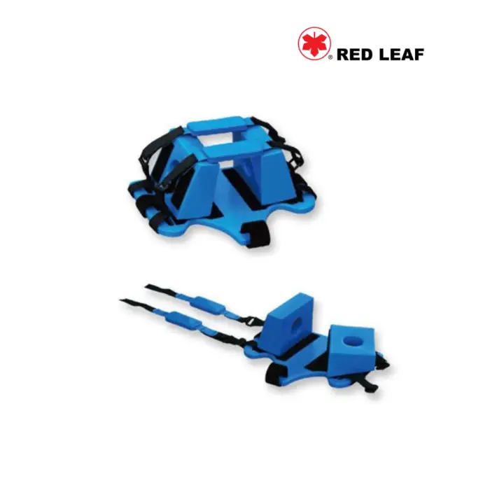 Inmovilizador de cabeza pediatrico, Red leaf 