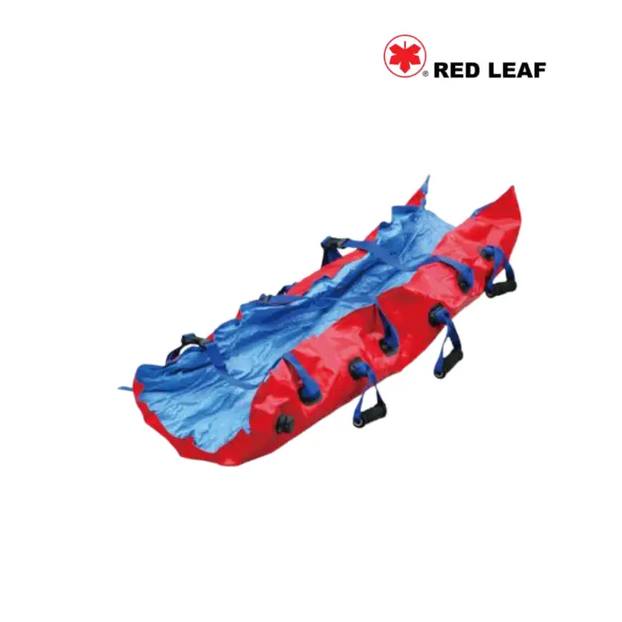 Camilla de colchon al vacio pediatrico, Red leaf  
