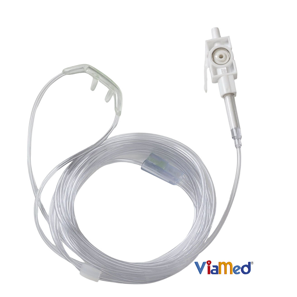 Canula O2 con Linea de capnografia EtCO2 adulto, Respironix, Advanced