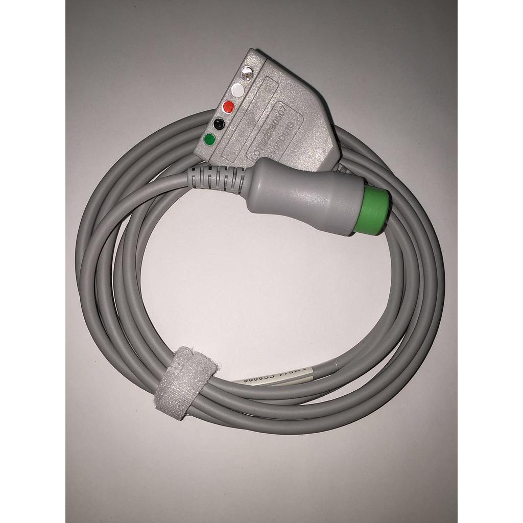 ECG cable troncal para 3/5 lead, 12 pins, snap Adult/Pediatric for, D100, Advanced / Mindray
