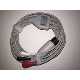 [PM038A040002] ECG cable troncal + 3 leads cable terminal, adulto, snap 6 pins. to PM-2000 series, Advanced