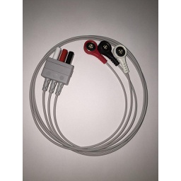 [PM011A040008] ECG cable 3 leads, pediatrico, snap, TPU, AHA para D100, Advanced / Mindray