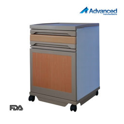 [HF-03] Mesa de noche, ABS, color madera, Advanced