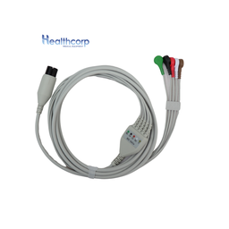 [AAT0213] ​​ECG cable 6 pin, 5 leads, para monitor CONTEC
