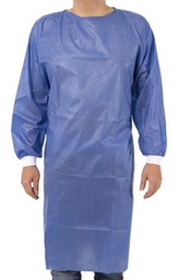 [BAT-ML-SS-42] Bata manga larga con puño, Medium (pqt x 5und), Surgec