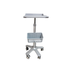 [TR600] Coche de transporte equipos, ABS - Aluminio, altura regulable. Viamed