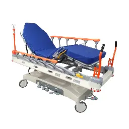 [LS-7CA] Camilla de transporte y recuperación, hidráulica, translúcida.