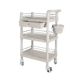 [LH0068] Coche de curaciones ABS, 1 cajon 3 paneles.