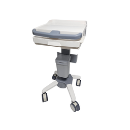 [TR800] Coche de transporte ABS - Aluminio, altura regulable. Viamed 