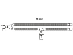 [70146] Circuito de ventilacion, adulto, c/trampa de agua, Hsiner